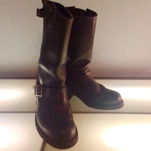 VINTAGE Double H Engineer Boots: Women's 8
